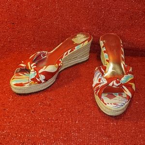 Jessica Simpson floral espadrille sandals